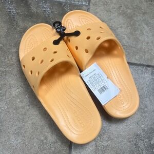 CROCS Classic Slide Cantaloupe Orange Men 12 Womens 14 NEW‎ Slipper M12/W10